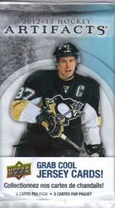 2012-13 Upper Deck Artifacts Hockey cards(pack)